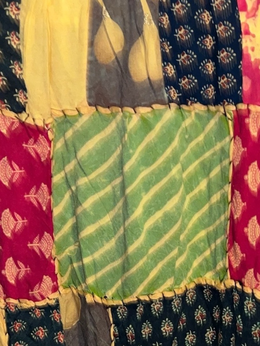 Patchwork Maxi Skirt - Multicolor - Picture 5 of 8